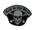 BAD TO THE BONE WITH SKULL AND CROSSBONES PATCH - WHITE BLACK - Veteran Owned Business