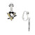 Pittsburgh Penguins Logo Earrings CLIP-ON