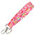 Pink Key Fob Strap - Pyrex Print Keychain - Pink Vintage Kitchen - 1 Inch Wide - 6 Inch Loop - Purse or Wallet Strap