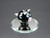 Handmade Blown Glass Mini Pig