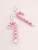 Red and White Christmas Candy Cane Earrings