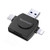 Marceloant Memory Card Reader for iPhone iPad Android MacBook Computer Memory Card Adapter with USB C Type C Micro USBTrail Camera Viewer  Round-B