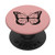 Black Butterfly Rose PopSockets PopGrip Swappable Grip for Phones  and  Tablets