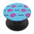 Geometric Hot Pink Spiral Wavy Lines PopSockets Grip and Stand for Phones and Tablets