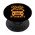 Hello Students Funny Cool School Bus Driver PopSockets Grip and Stand for Phones and Tablets