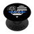 Police Officer Mom Blue Line US Flag Proud Cops Mother PopSockets PopGrip Swappable Grip for Phones  and  Tablets