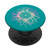 Rainbow Sunflower Teal PopSockets PopGrip Swappable Grip for Phones  and  Tablets