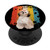 Shih Tzu Pretty Cool Dog Lover Vintage Lines Colorful Puppy PopSockets PopGrip Swappable Grip for Phones  and  Tablets