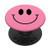 Smiley Face Emoticon Emoji Pink Happy Smile Retro 90s Girl PopSockets PopGrip Swappable Grip for Phones  and  Tablets