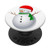 Snowman Wearing Green Scarf Funny Christmas Winter Holiday PopSockets Grip and Stand for Phones and Tablets