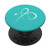 Teal Icon PopSockets PopGrip Swappable Grip for Phones  and  Tablets