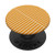 Thin White Lines on Yellow PopSockets Grip and Stand for Phones and Tablets