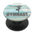 Gymnastics Gymnast Teal Distressed PopSockets PopGrip Swappable Grip for Phones  and  Tablets