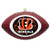 NFL Cincinnati Bengals Mini Replica Football Ornament