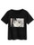 Romwe Womens Casual Comics Graphic Print Short Sleeve Summer Basic Tee T Shirts Tops Black M