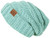 Funky Junque Oversized Slouchy Beanie - Mint