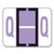 Smead 67087 Lavender BCCR Bar-Style Color-Coded Alphabetic Label - Q - 1.25quot Width x 1quot Length - 500   Roll - 500 Roll - Lavender