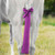 Harrison Howard Horse Tail Bag Comfortable Stretch Fabric Tail Guard-Purple