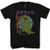 Nickelodeon Mens 90s Classic Shirt - Rugrats Reptar Ren  and  Stimpy and Hey Arnold - Vintage T-Shirt  Black Wash Large