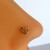 Heart Nose Ring Nose Stud Helix Tragus Cartilage Earring Stud 14k Rose Gold Filled