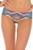 Becca by Rebecca Virtue Womens Tab Side Hipster Bikini Bottom Teal M