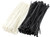 Uxcell Plastic Power Cable Wire Cord Zip Ties Straps, 5mmx250mm, 350 Pcs