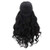 Cliramer Black Wavy Wigs for Women Long Curly Wig Synthetic Party Wigs Middle Part Full Wigs Natural Looking  Black