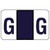 15 16 inchH x 1-1 2 inchW Purple Tab  and  Jeter Compatible 1 inch Alpha Label G  500 Roll  - TBBS-91127