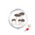 Delicious Fresh Mushroom Pattern Pill Case Pocket Medicine Storage Box Container Dispenser