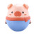 TOYANDONA Baby Tumbler Toy Pig Roly Poly Toy Early Educational Toy for Infants Kids Birthday Party Supplies Blue