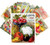 Postcard Set 24 cards Veges and Fruits Vintage Seed Pockets Gardens Postcard Set 24 cards Veges and Fruits Vintage Seed Pockets Gardens