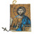 Christ Pantocrator of Agio Sophia Tapestry Icon Pouch Bag Case For Prayer Beads Rosary 5 3 8 Inch Reversible Keepsake Holder Blue With Gold