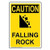 ZMKDLL Caution Falling Rock Safety Sign Metal Sign Wall Decor 12 inchx8 inch
