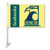 NCAA North Carolina Wilmington Car Flag with Free Wall Bracket