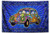 Peace Love Bug Car Tapestry Wall Hanging by Artist Dan Morris FREE Dan Morris Sticker Included