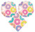 Donut Themed Party Supplies Pack -Bundle Includes Plates and Napkins for 16 Guests