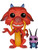 Funko Mulan Mushu and Cricket Pop Vinyl Figure
