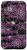 iPhone XR Wildflower Floral Pattern Black White Purple Cute Flowers Case