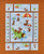 Susybee Zig Flying Ace Dog Quilt 36in Panel Brown Quilt Fabric