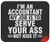 Unique Accounting Mousepad Accountants Mouse Pad - Accountant is to Serve Gift T-Shirt Mousemat 9.2 Inch Mouse Mats Colleague Gifts Funniest