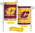 Central Michigan University Chippewas 12.5  x 18 inch Double Sided Yard and Garden College Banner Flag is Printed in The USA