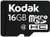 Kodak Micro SDHC 16 GB Class 4 Flash Memory Card KSDMI16GPSBNAA