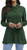 Hibelle Tunic Shirts for Women Latest Button Cowl Neck Pullover Sweater Tunics Fall Winter Comfortable Figure Flattering Tops Flowy A Line Surrounding Baggy Blouses Green XXL