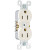 Pass & Seymour 3232W Pole 3 Wire Grounding Standard Duplex Outlet, 125V, 15-Amp, White; 10 Pack