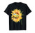Schoolbus Driver Sunflower Design for a Busdriver T-Shirt