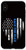 iPhone XS Max Back The Blue Thin Blue Line American Flag Support Police Case