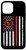 iPhone 12 mini Thin Red Line American Flag Firefighter Fireman Logo Vintage Case