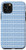 iPhone 11 Pro Ethnic Line Art Pattern - Blue and White Background Case