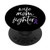 Epilepsy Awareness Products Purple Ribbon Fighter Mom PopSockets Grip and Stand for Phones and Tablets