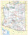 Cool Owl Maps Arizona State Wall Map Poster Rolled  Paper 24 inchx30 inch